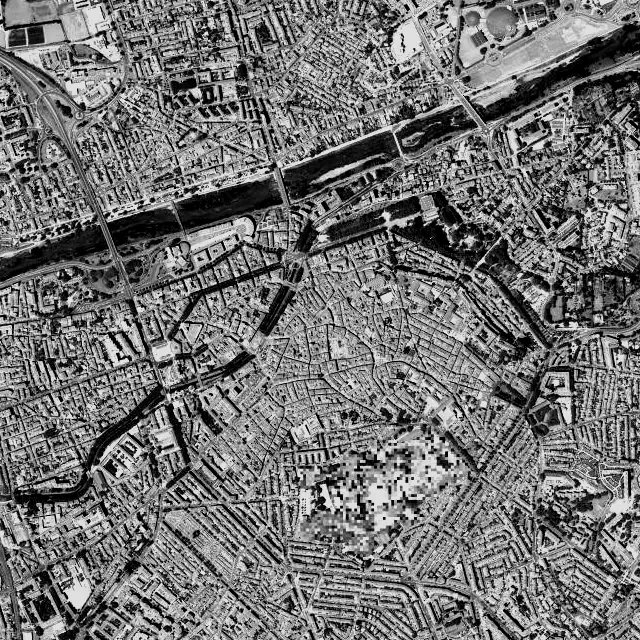 Vue aérienne de Perpignan