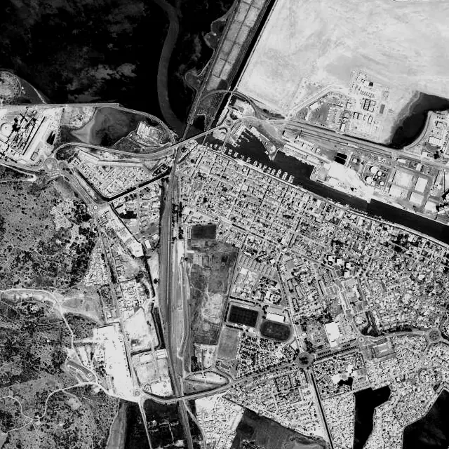 Vue aérienne de Port-la-Nouvelle