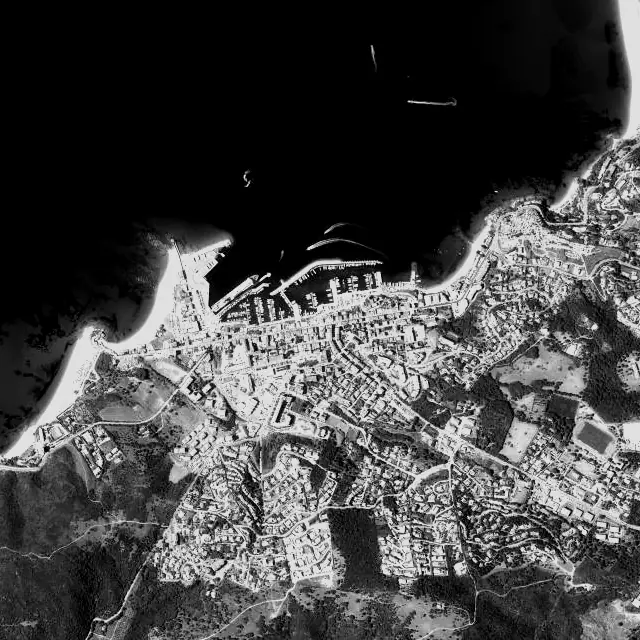 Vue aérienne de Propriano