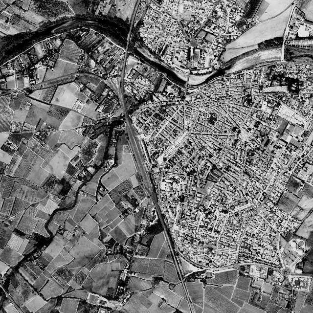 Vue aérienne de Rivesaltes