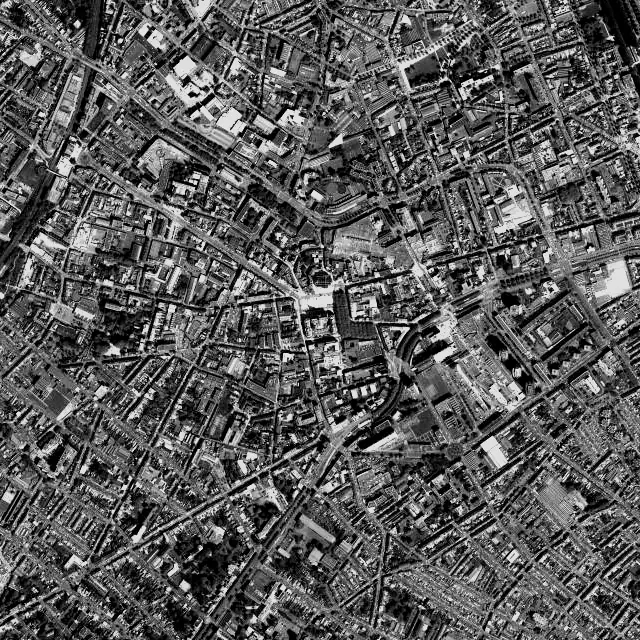 Vue aérienne de Roubaix
