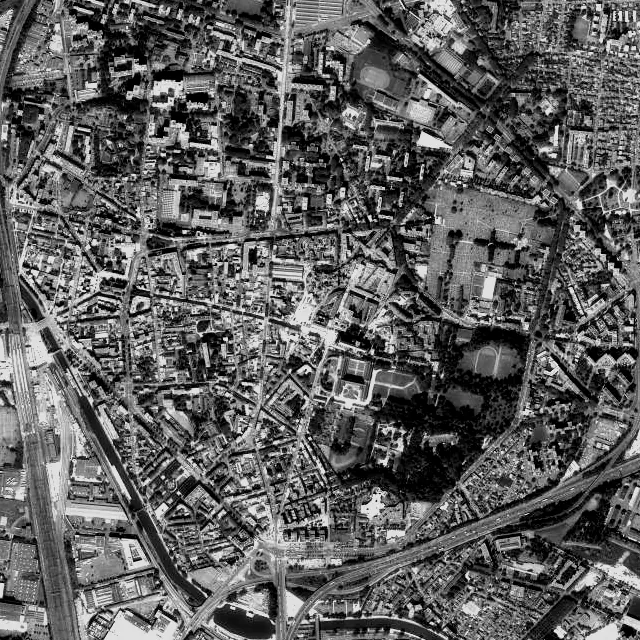 Vue aérienne de Saint-Denis