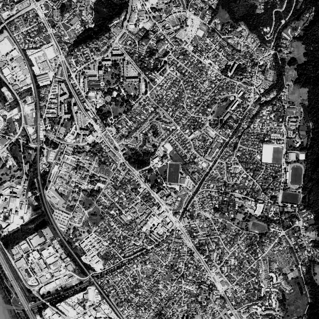 Vue aérienne de Saint-Égrève