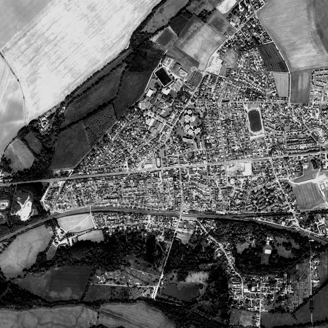 Vue aérienne de Saint-Germain-du-Puy