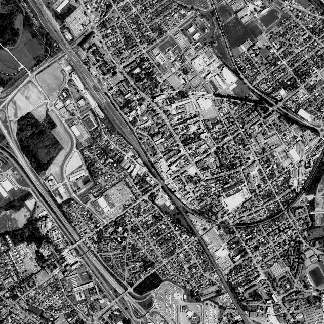 Vue aérienne de Saint-Louis