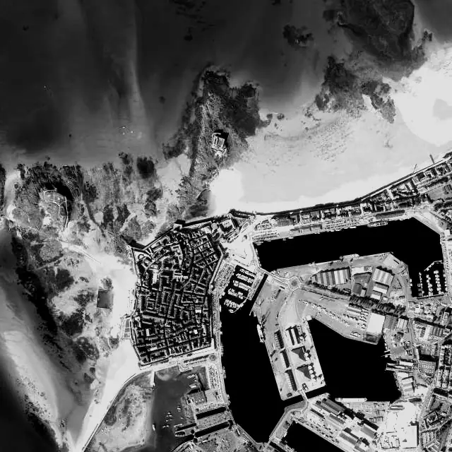 Vue aérienne de Saint-Malo