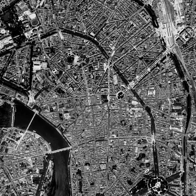 Vue aérienne de Toulouse