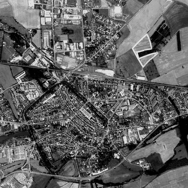Vue aérienne de Verneuil d’Avre et d’Iton