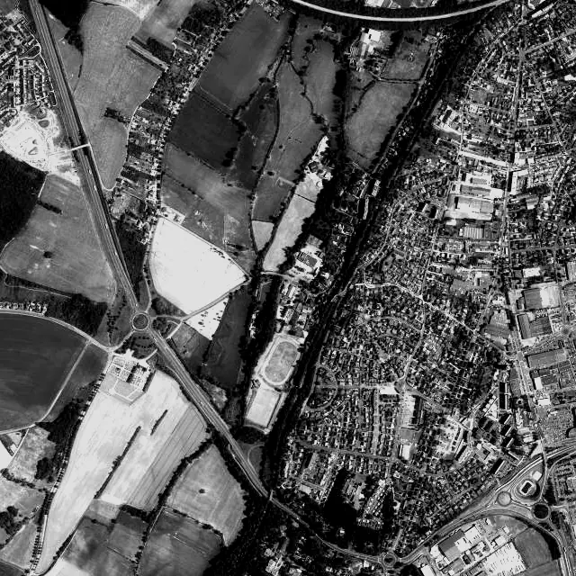 Vue aérienne de Vernouillet