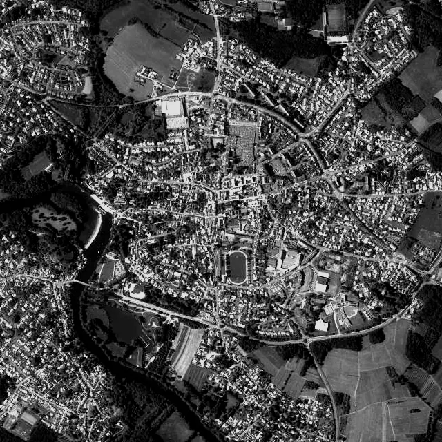 Vue aérienne de Vertou