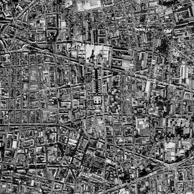 Vue aérienne de Villeurbanne