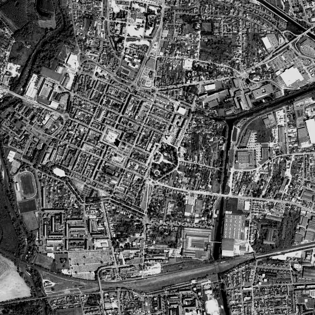 Vue aérienne de Vitry-le-François