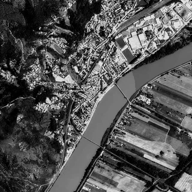 Vue aérienne de La Voulte-sur-Rhône