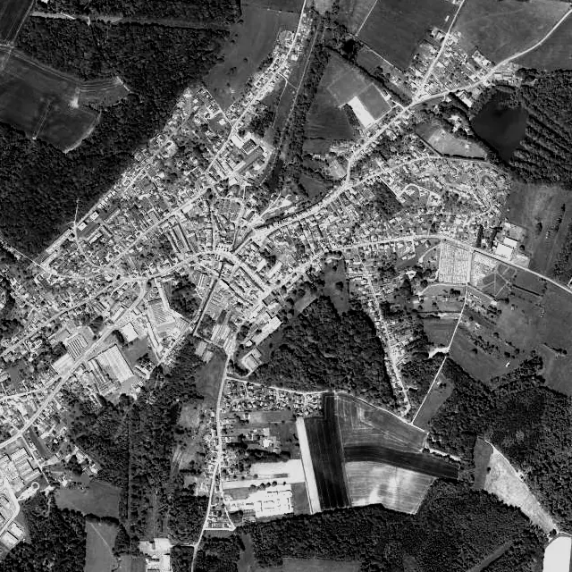 Vue aérienne de Vrigne aux Bois