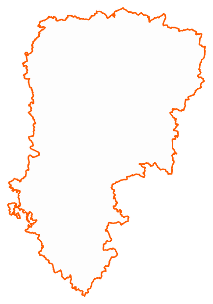Contour du département de l'Aisne