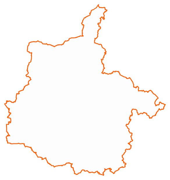 Contour du département des Ardennes