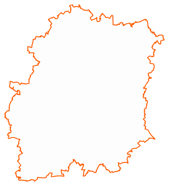 Contour du département de l'Essonne