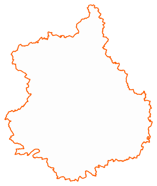 Contour du département d'Eure-et-Loir