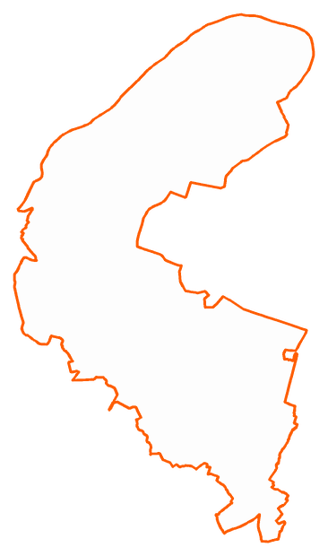Contour du département des Hauts-de-Seine
