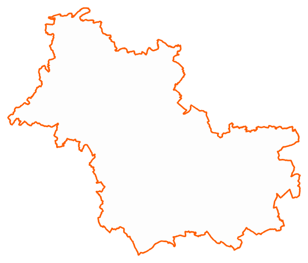 Contour du département de Loir-et-Cher