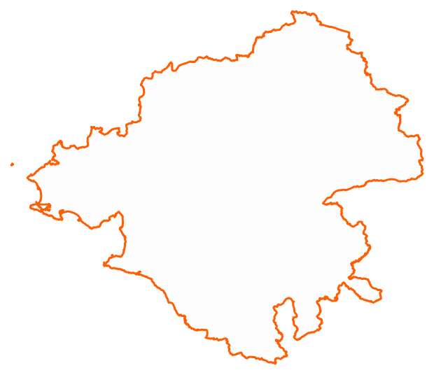 Contour du département de Loire-Atlantique
