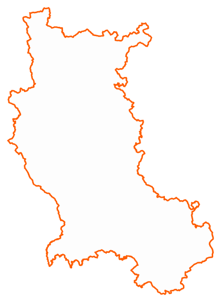 Contour du département de la Loire