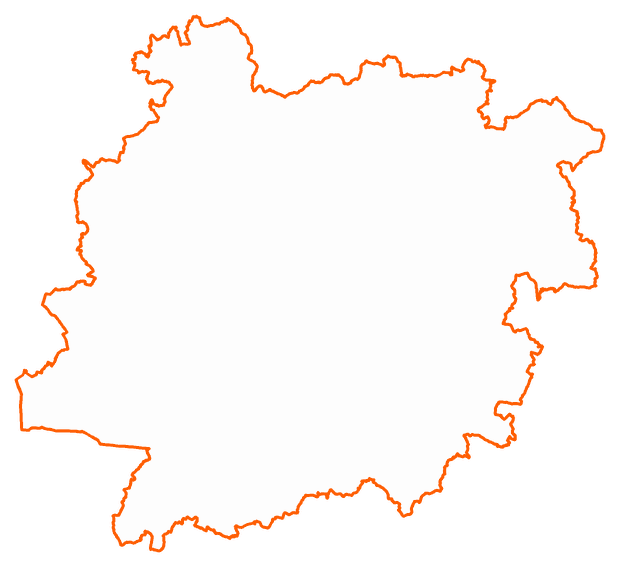 Contour du département de Lot-et-Garonne