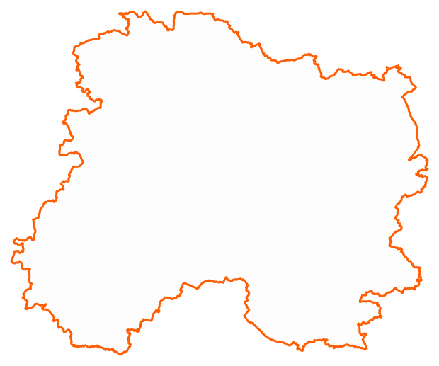 Contour du département de la Marne