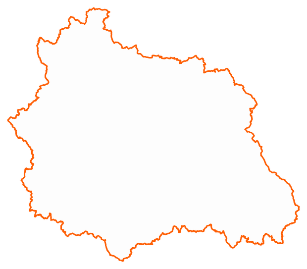 Contour du département du Puy-de-Dôme