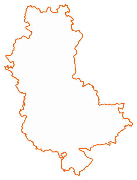 Contour du département du Rhône