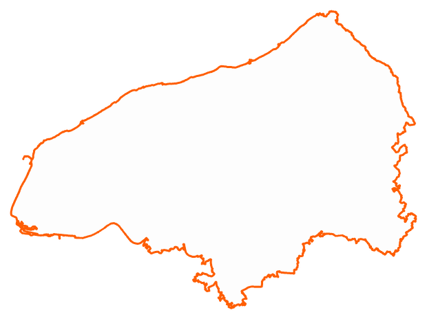 Contour du département de la Seine-Maritime