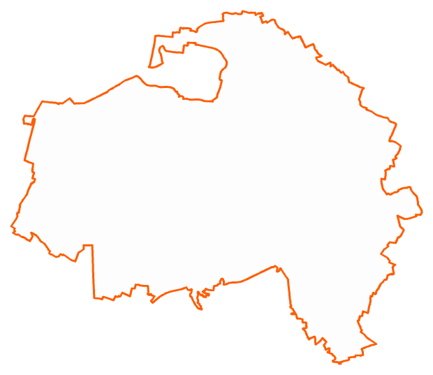 Contour du département du Val-de-Marne