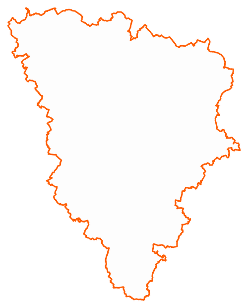 Contour du département des Yvelines