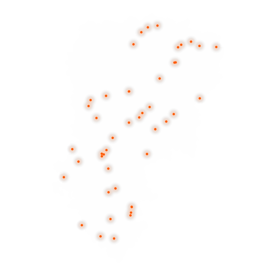 Carte des positions d’urbex de l'Aisne