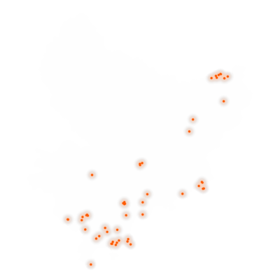 Carte des positions d’urbex des Alpes-Maritimes