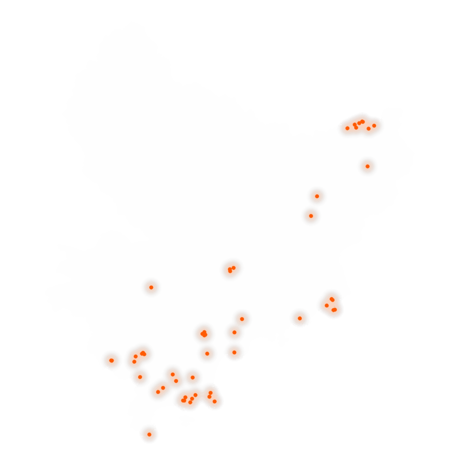 Carte des positions d’urbex des Alpes-Maritimes