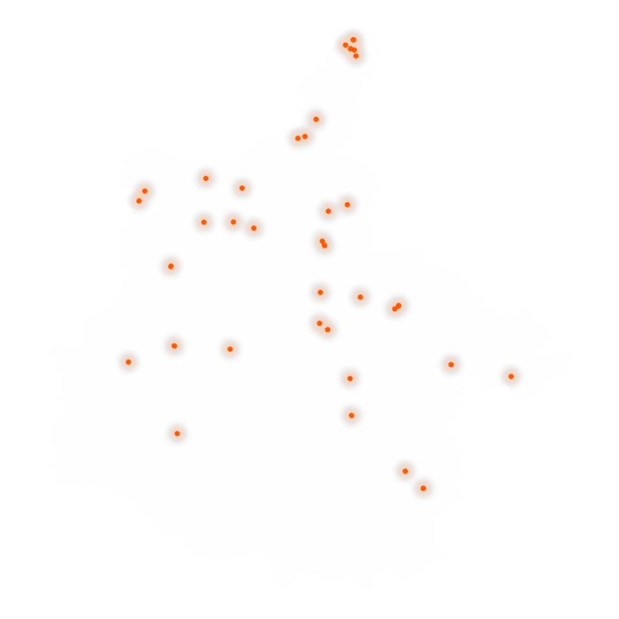 Carte des positions d’urbex des Ardennes