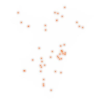 Carte des positions d’urbex du Bas-Rhin