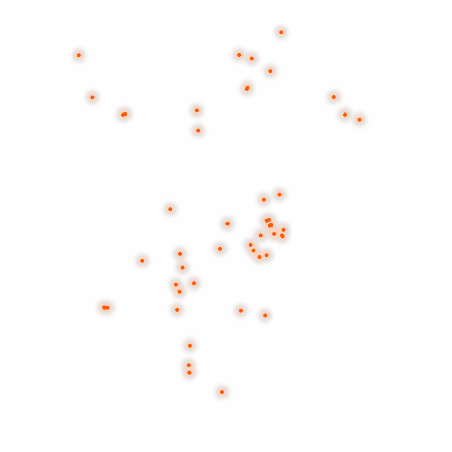 Carte des positions d’urbex du Bas-Rhin