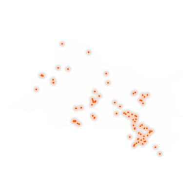 Carte des positions d’urbex des Bouches-du-Rhône