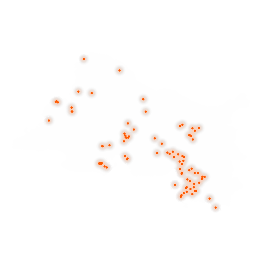 Carte des positions d’urbex des Bouches-du-Rhône