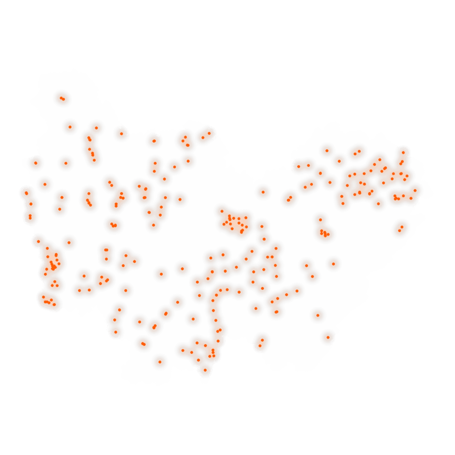 Carte des positions d’urbex de Bourgogne-Franche-Comté