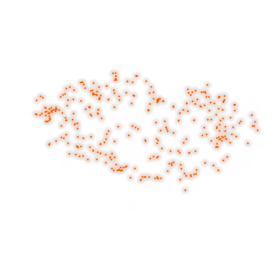 Carte des positions d’urbex de Bretagne
