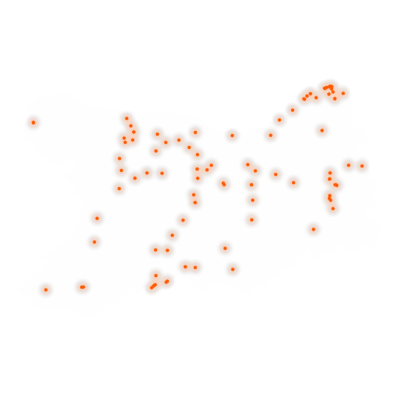 Carte des positions d’urbex du Calvados