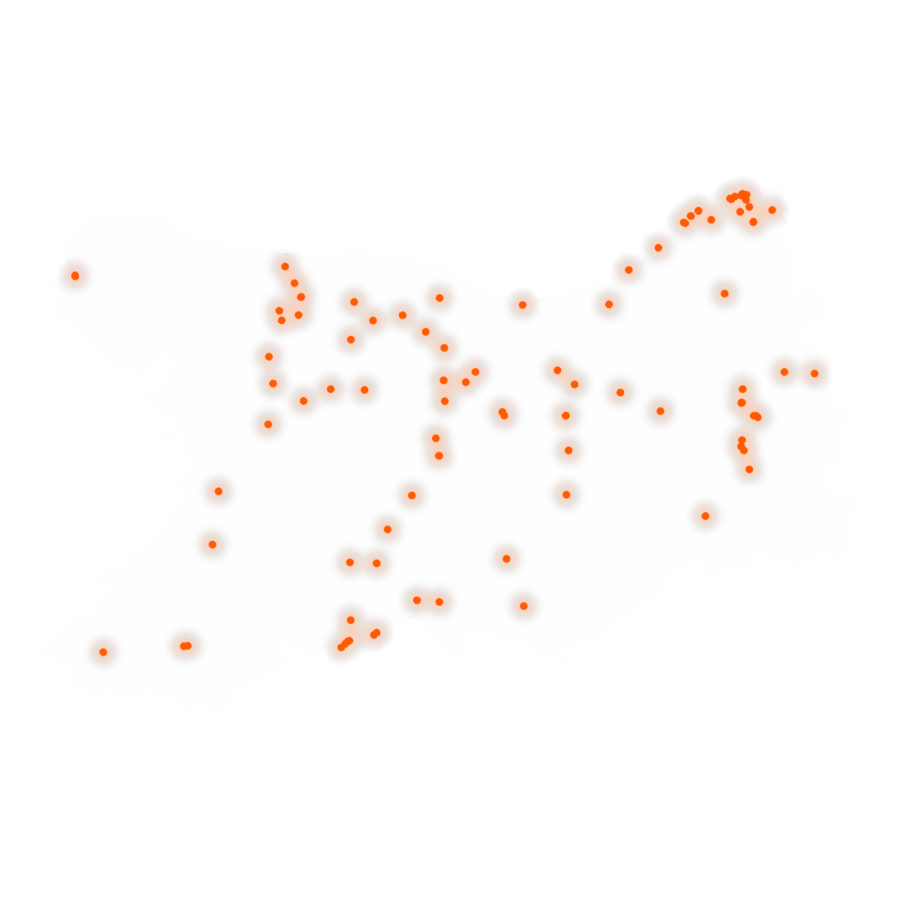 Carte des positions d’urbex du Calvados