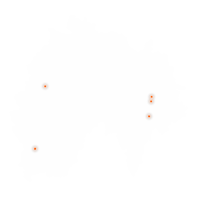 Carte des positions d’urbex du Cantal