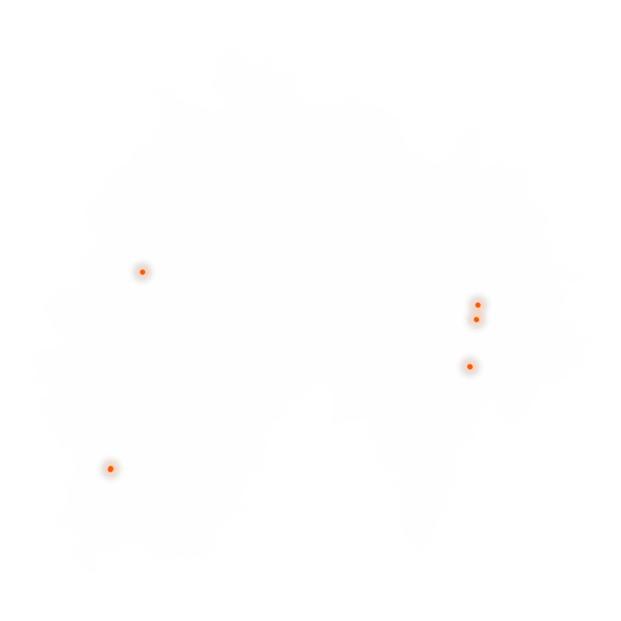Carte des positions d’urbex du Cantal