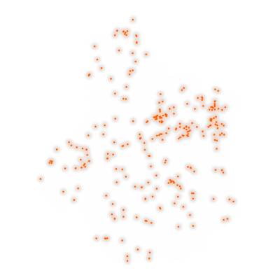 Carte des positions d’urbex du Centre-Val de Loire