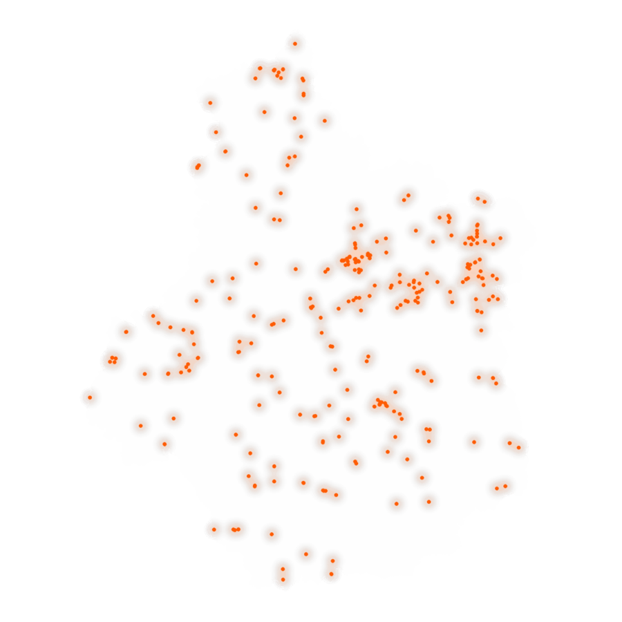 Carte des positions d’urbex du Centre-Val de Loire