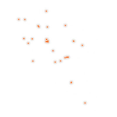 Carte des positions d’urbex de la Charente-Maritime